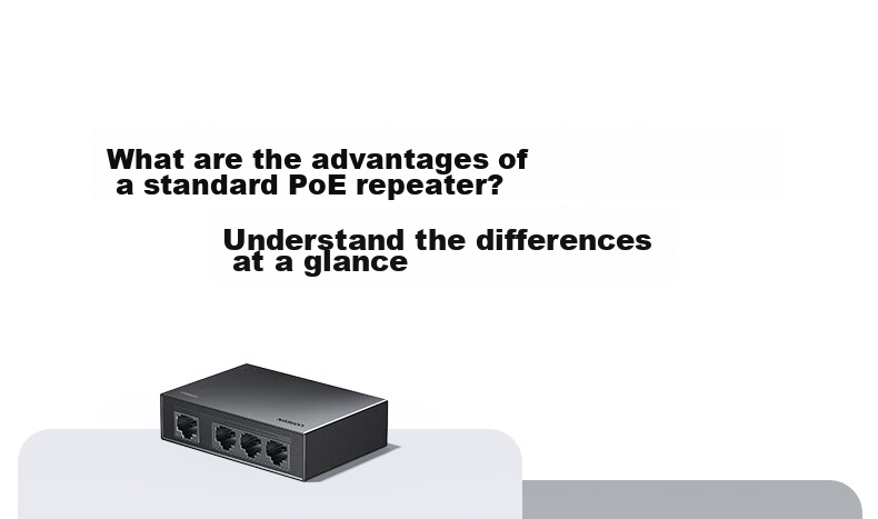 UGREEN 4-Port Standard PoE Switch with 6 Gigabit Ports for Power Supply, Home Surveillance Camera Network Cable Splitter Converter, Dual-Input Enterprise Splitter 35371 1