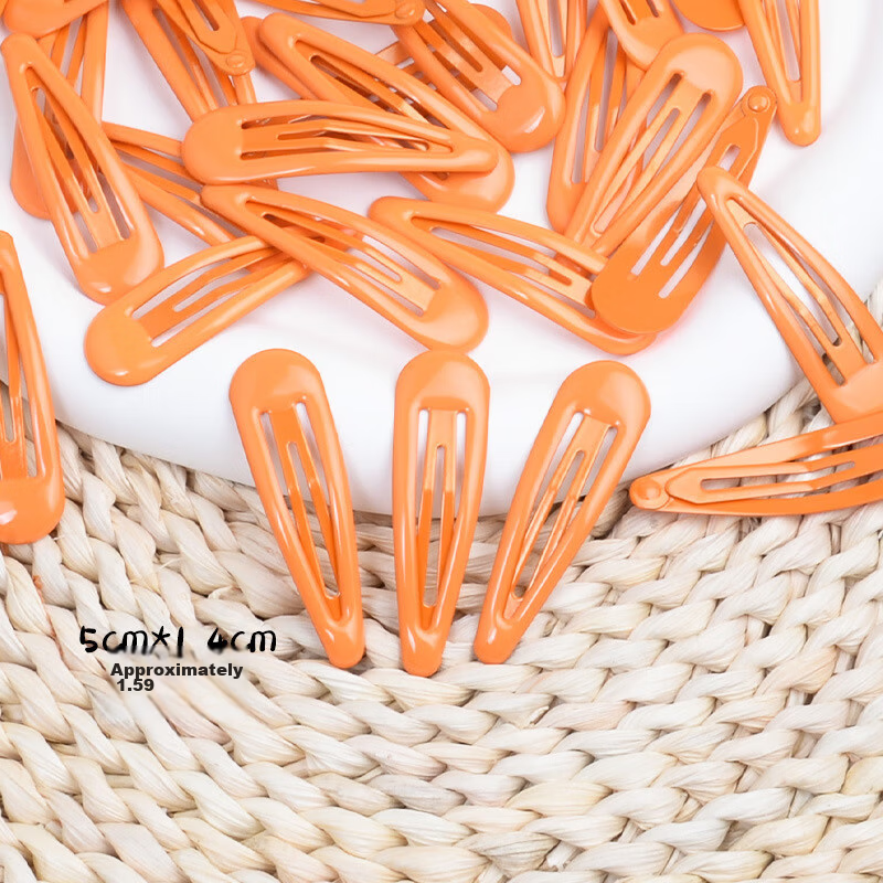 Jiaoxuefei Waterdrop Hair Clips 20pcs Colorful Side Clips for Back Hair Bangs Hairpin Updo Clips Forehead Small Clamps 10