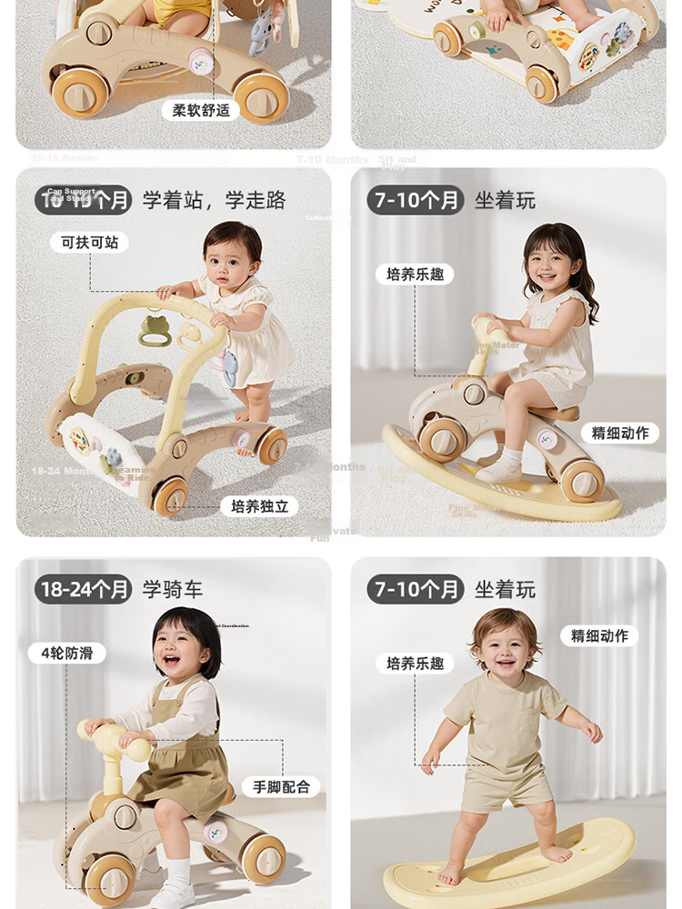 Feibei Baby Piano Foot Pedal Fitness Frame Toy 0-6 Months Newborn Gift Baby Full Moon First Birthday Present 6