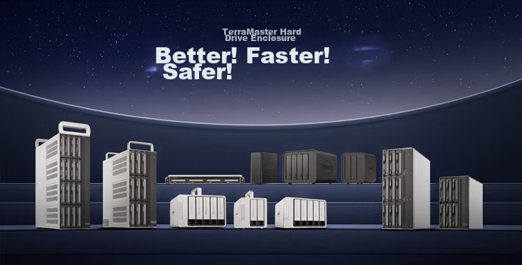 TERRA MASTER D4-320 4-Bay Hard Drive Enclosure Type-C High-Quality Multi-Bay Hard Drive Dock (USB 3.2 10Gbps, Compatible with NAS Expansion Storage) 1