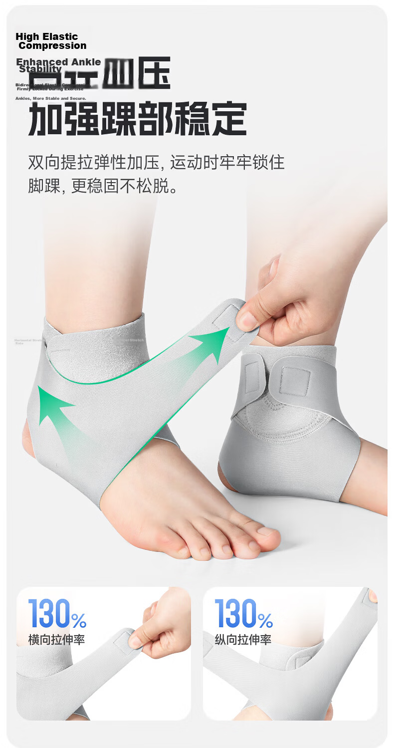 Guanai Ankle Support Brace for Sports Sprain Recovery, Joint Stabilizer, Achilles Tendon Fracture Splint, Protective Hard Ankle Brace 10
