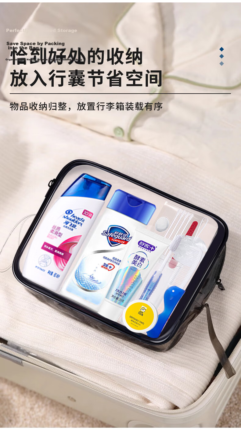 JiaTu Travel Toiletry Set 10-Piece Shampoo and Shower Gel Essentials Kit 3
