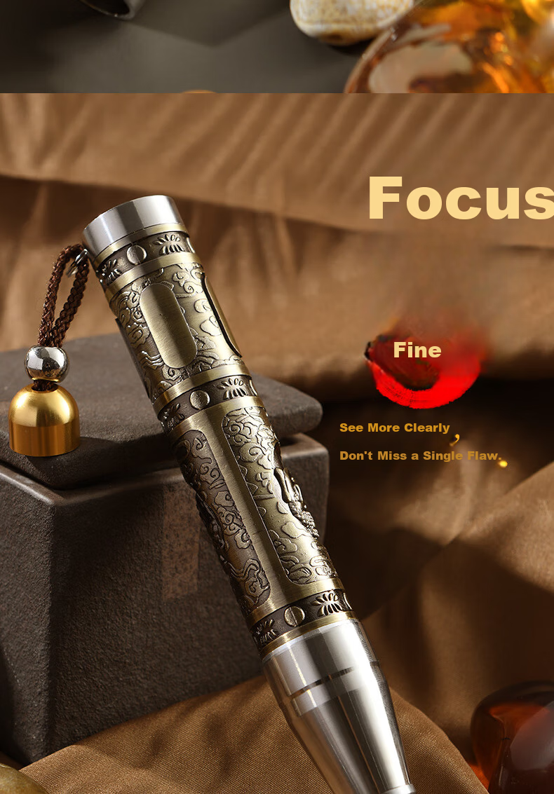 SHENYU Jade Flashlight, High-Intensity Light for Jade And Jewelry, 365nm UV Light for Authentication, Four-Color Light Source for Amber Detectio 4