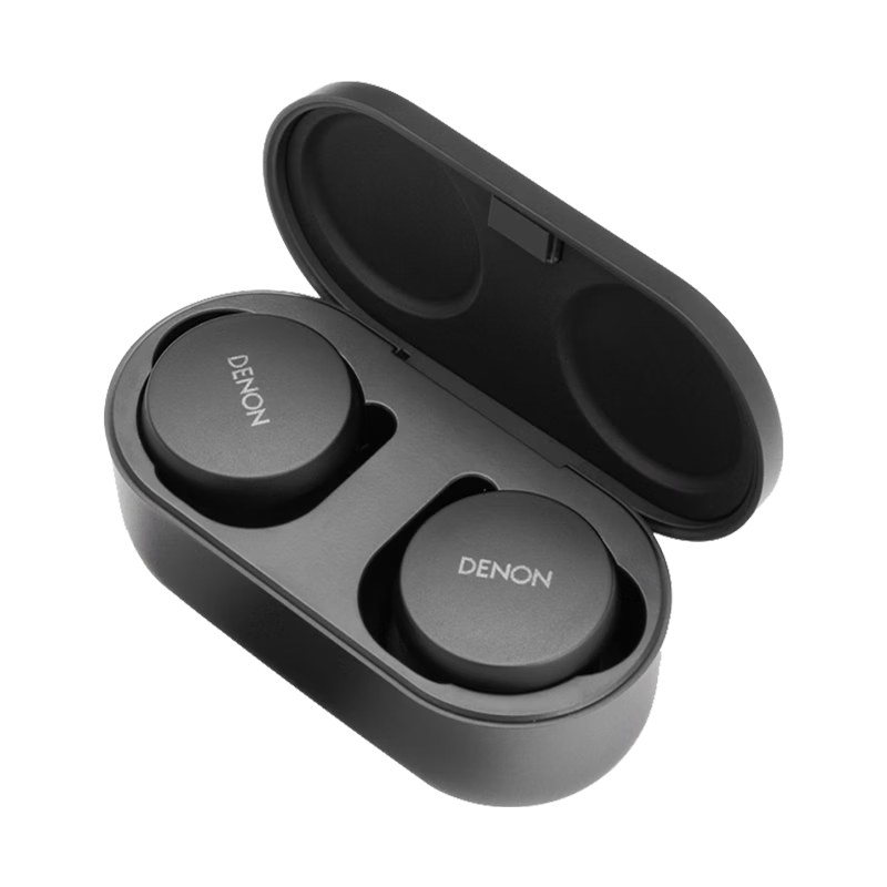 DENON PerL True Wireless Bluetooth Active Noise Cancelling HiFi Earphones AH-C10PL Long Battery Life Bluetooth 5.0 Smart Sports with Ear Tips Black Gift