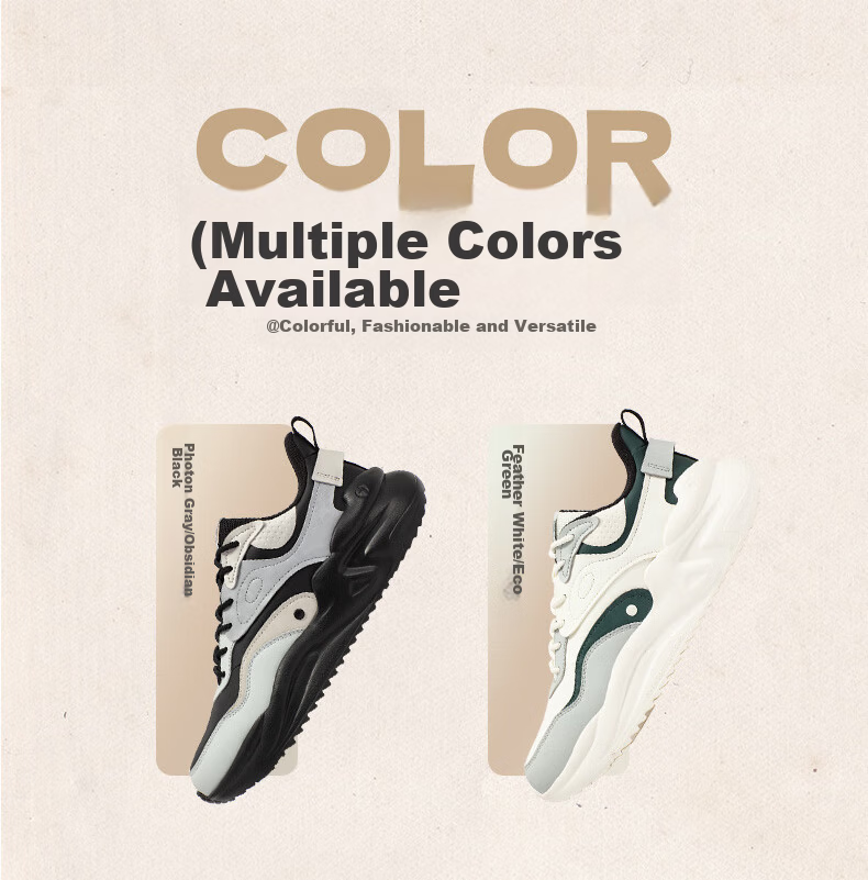 361° Men's Sports Shoes Yunshu 3, Spring And Summer Retro Mesh Thick-Soled Commuter Casual Dad Shoes for Men, 672316706-5 83