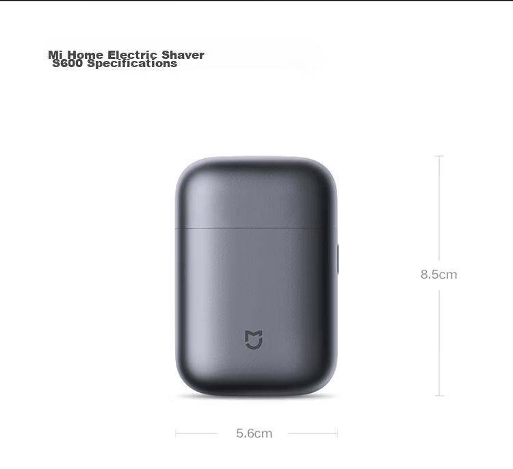 Mijia Electric Shaver S600 Portable Xiaomi Razor Metal Body Brushless Motor Floating True Leather Protective Case Birthday Gift for Boyfriend Teacher's Day Gift 24