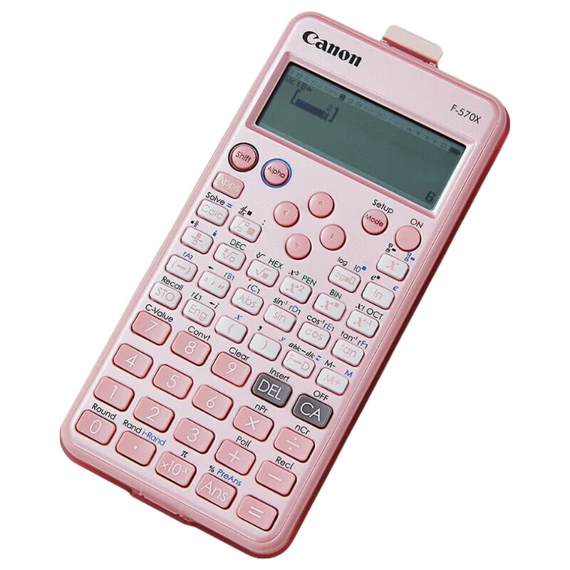 Canon 2026 Sakura Pink Scientific Calculator Multifunctional Graphing Calculator for High School and University Students Exams and Competitions Model 999