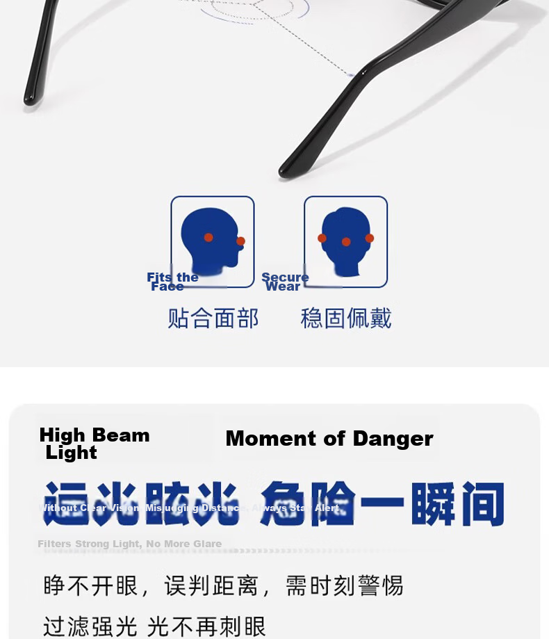 Boshide Cat Eye Sunglasses GM High-End Black Frame Gray Lens Sunglasses for Men and Women 16