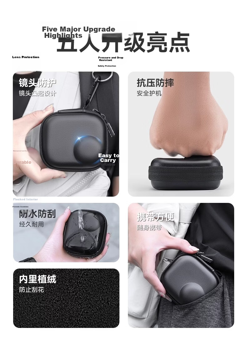 Luna DJI Osmo Nano Storage Bag Mini Protective Case Portable Carrying Box for Sports Camera 3