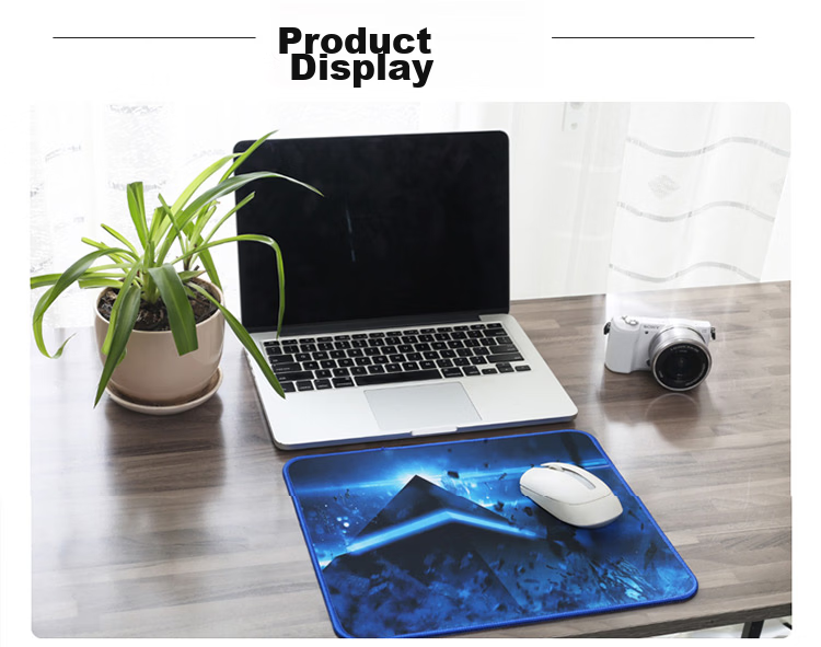 Lingshe Mouse Pad, 320*240*3mm Medium Size, Thickened, for Gaming And Office Use, Computer Desk Mat, Precision Edge Locking, Washable, LS-07 Barrier Gree 13