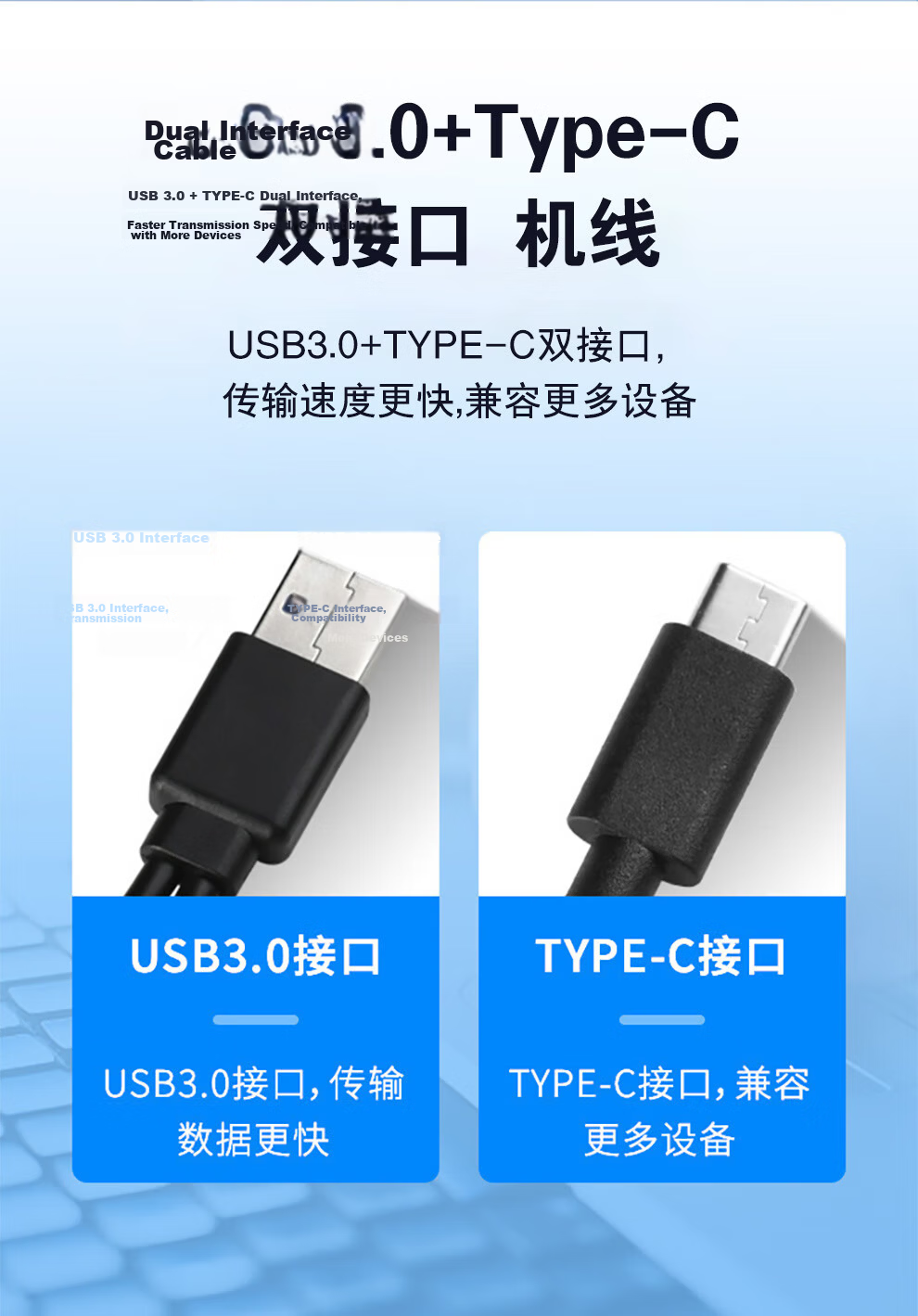 Tengfei USB External Optical Drive Type-C External DVD Burner DVD Copy Portable CD/DVD Drive Compatible with Laptop and Desktop 3