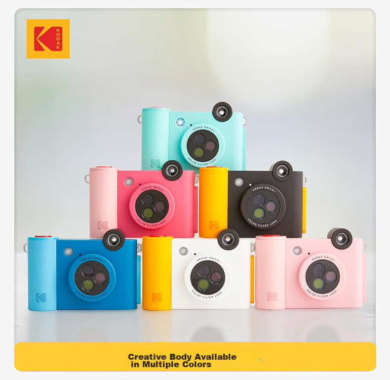 KODAK Smile+ Instant Camera (10MP, 3 Filters, ZINK Inkless Printing, Bluetooth Photo Printing, TF Card Support) Green 2