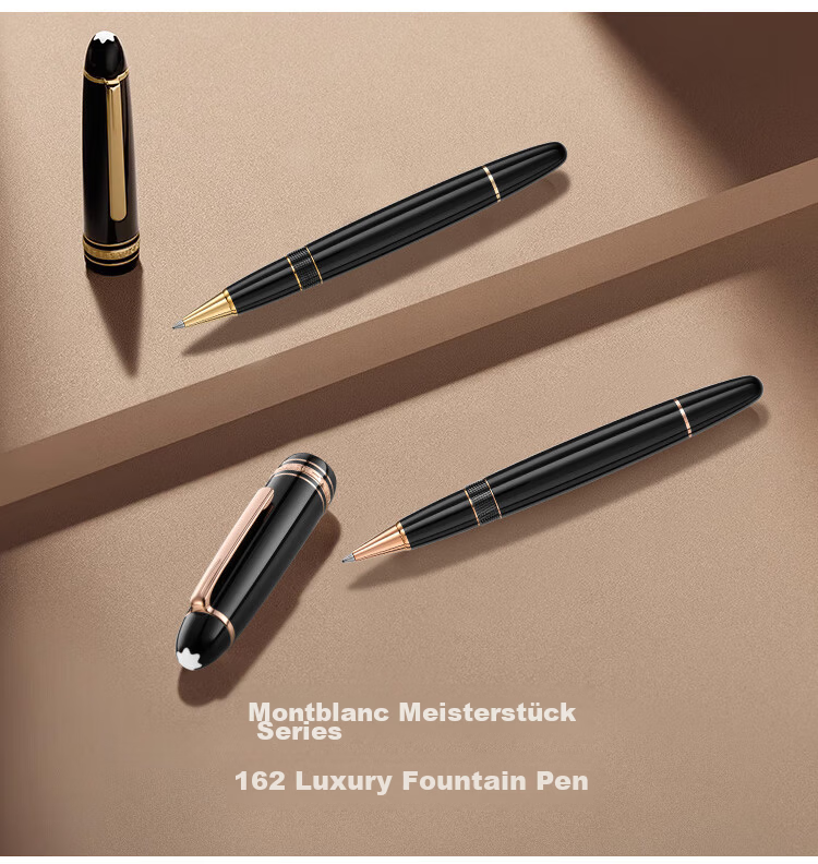 MONTBLANC Meisterstück 162 Gold-Plated Fountain Pen 11402/132454 Gift 1