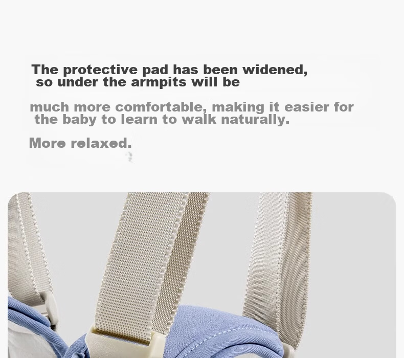 Beitais Baby Walking Harness Anti-Choke Breathable Toddler Walking Stand Fall Prevention Safety Strap Spruce Blue 9