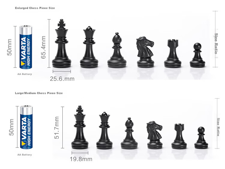JD Jingzao Magnetic Chess Set Foldable Portable Magnetic Pieces Large Size for Student Teaching and Competition 14