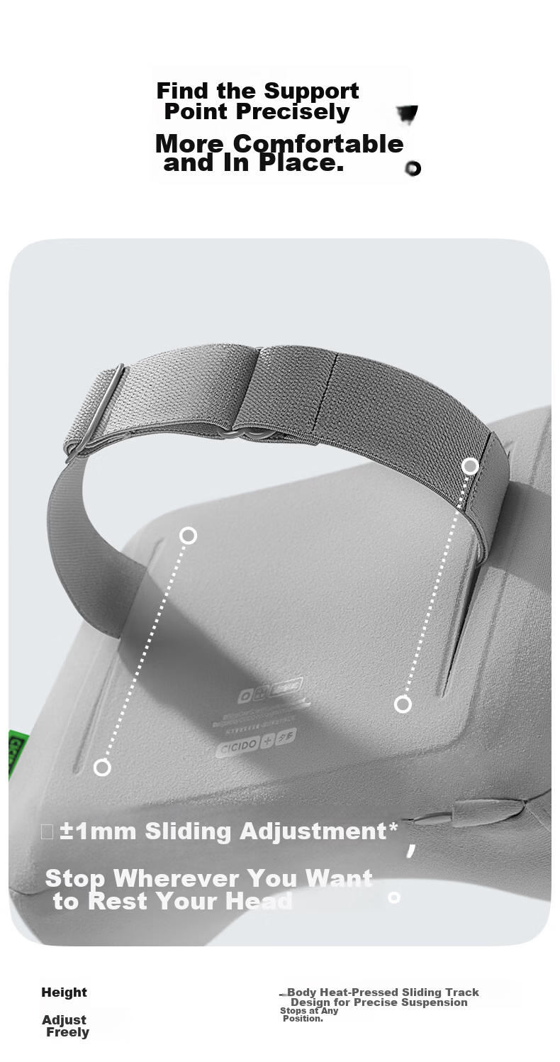 CICIDO Adjustable Car Headrest Neck Pillow Seat Cushion Premium Driver Lumbar Support Pad 1