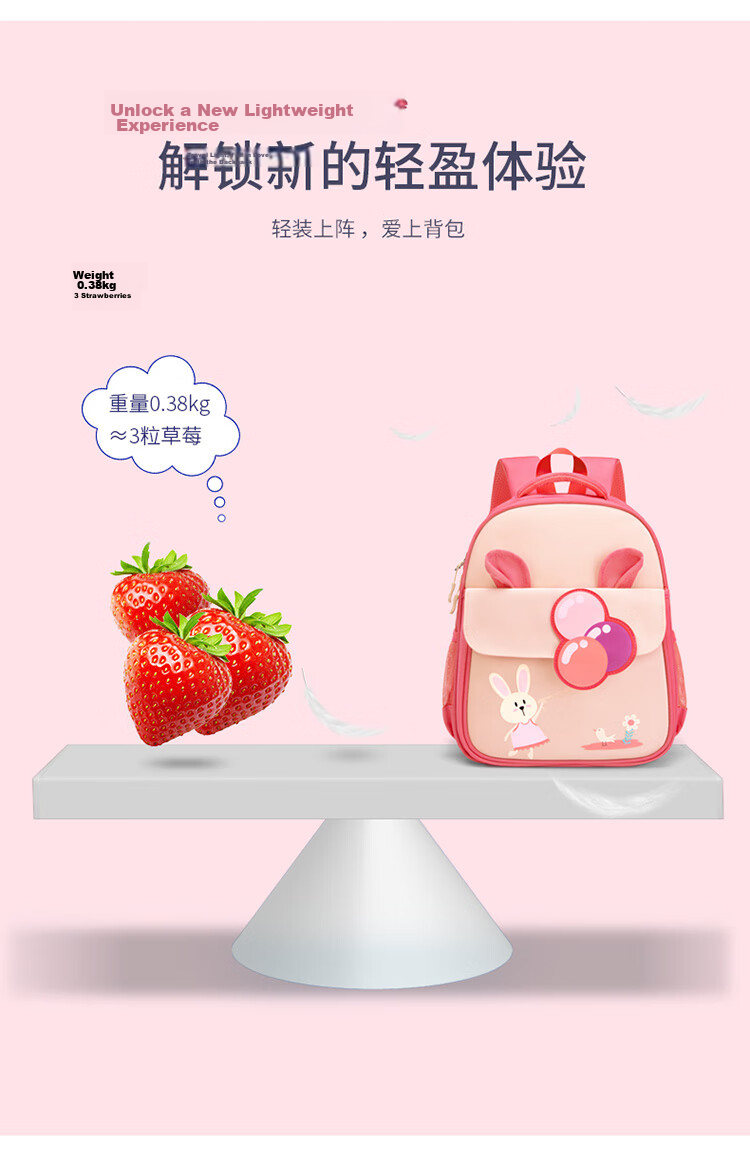 Dijiuchengbao Kindergarten Backpack, Birthday Gift for Boys And Girls, Cute Cartoon Unicorn Design, Double Shoulder Bag for Children Aged 3-9 5
