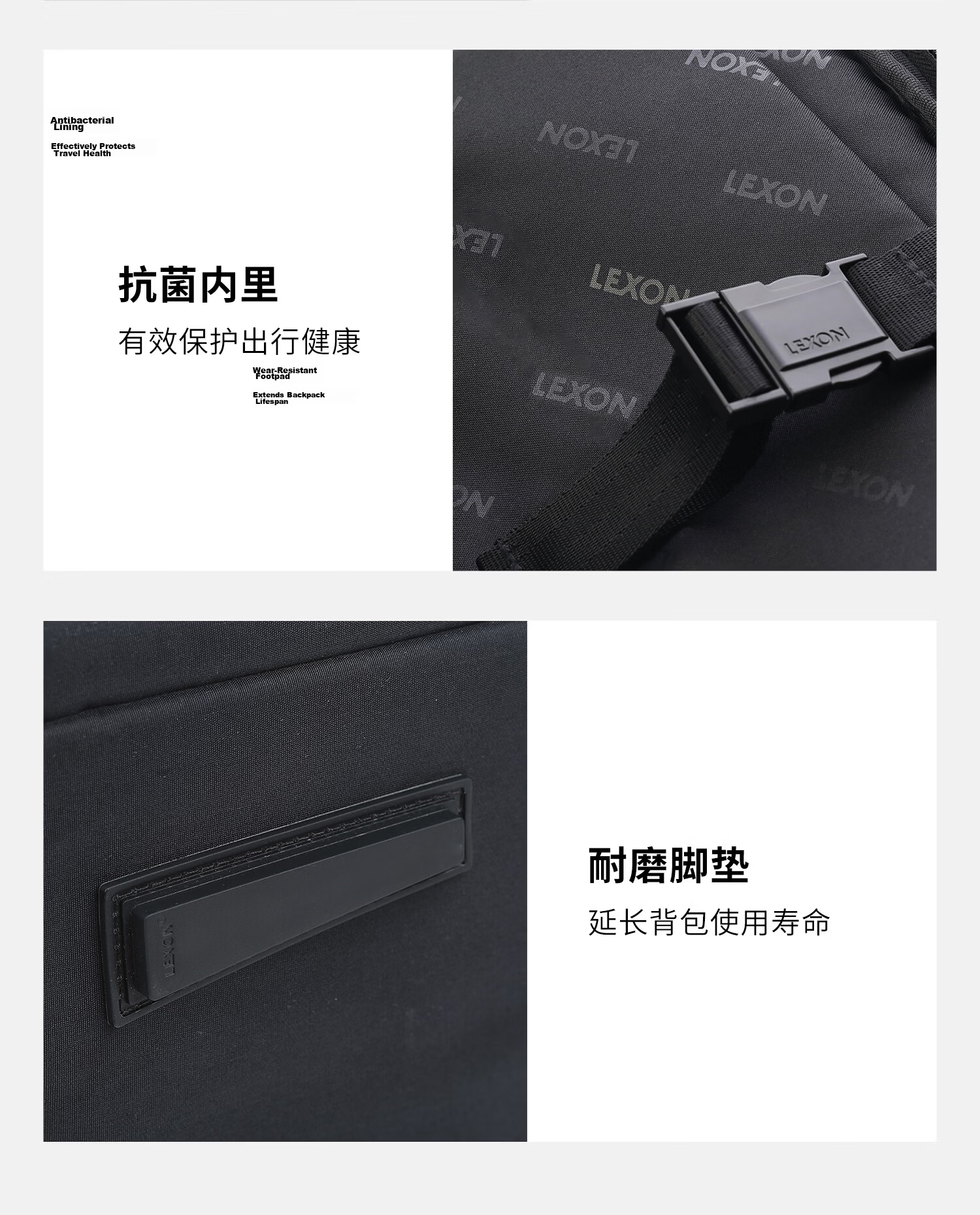 LEXON Laptop Backpack, 15.6-Inch Double Compartment Large Capacity School Bag for Men And Women, Taiweike Paper Bag, White 13
