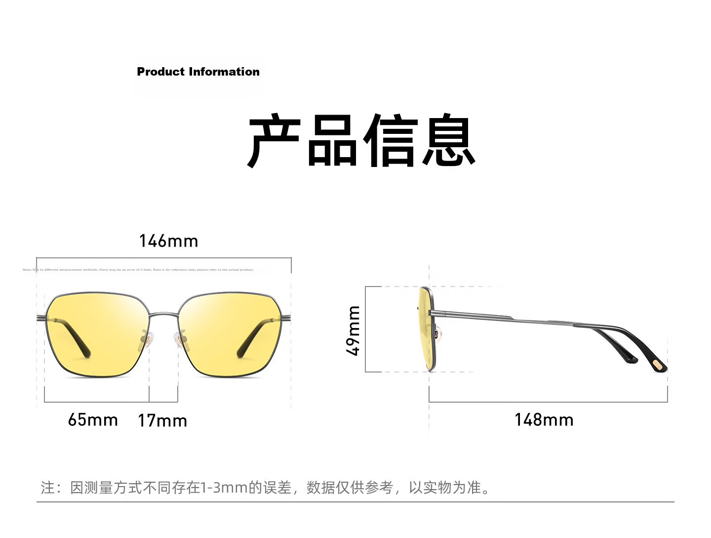 CAPONI Ultra-Light Frameless Night Vision Glasses Unisex Photochromic Polarized Sunglasses Day and Night Dual-Use Driving Anti-Glare 28