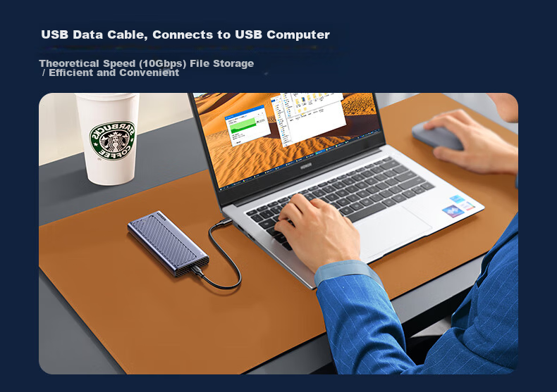 UGREEN M.2 SSD Enclosure Dock NVMe/SATA Dual-Protocol External Hard Drive Case Splitter 4-in-1 Type-C USB 3.2 Compatible with Apple MacBook Pro 16/Mac Mini External Storage 18