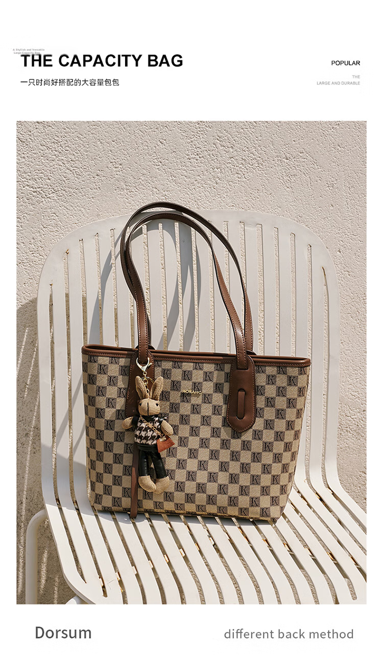 Aokang Women's Bag Fashionable Vintage Floral Tote Light Luxury Commuter Shoulder Bag Birthday Gift for Girlfriend Wife 6