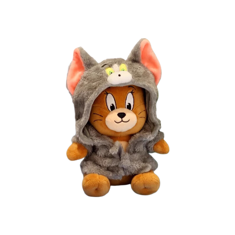 Tom And Jerry Plush Toy Figurine, CP Bathrobe Doll, Cute Healing Stuffed Animal, Birthday Gift for Girlfriend, Desktop Decoratio