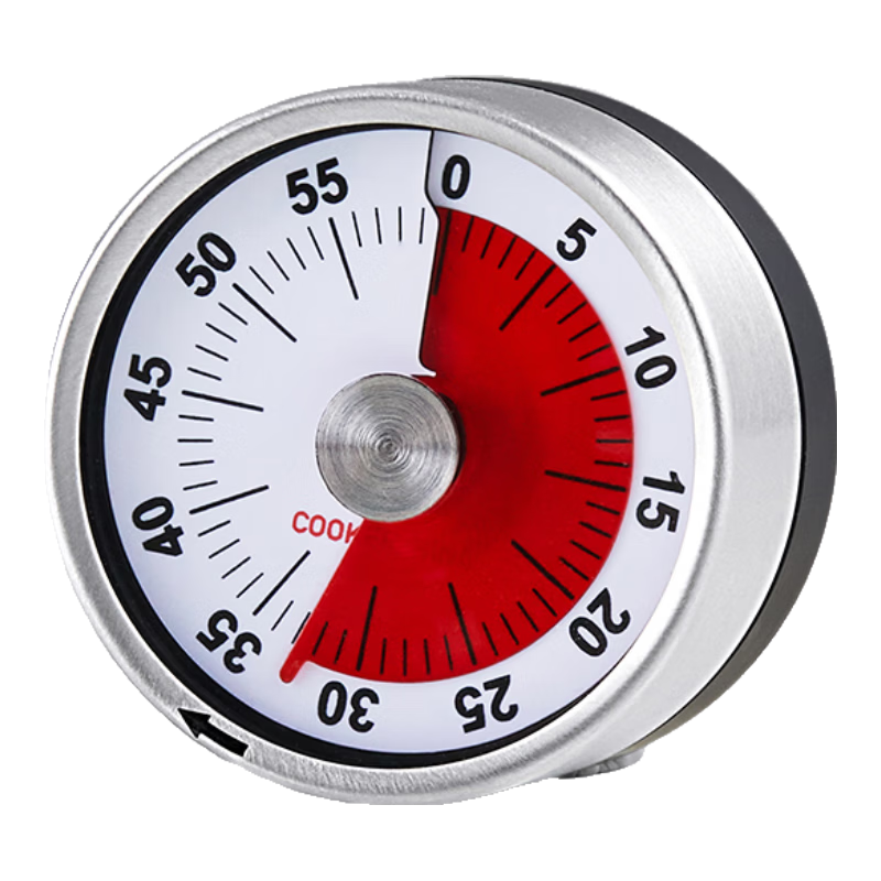 Chuida Huang Kitchen Timer Mechanical Magnetic Countdown Timer for Baking Steaming Students Time Management