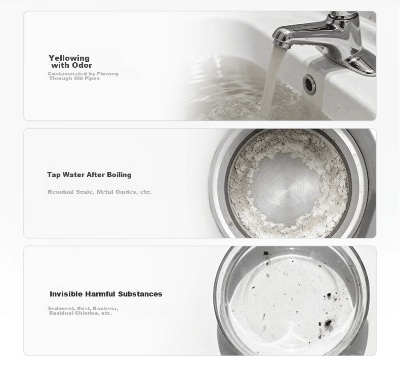 Joyoung Faucet Water Purifier Chlorine Removal Visible Washable Filter Cartridge Four-in-One JYW-T05 4
