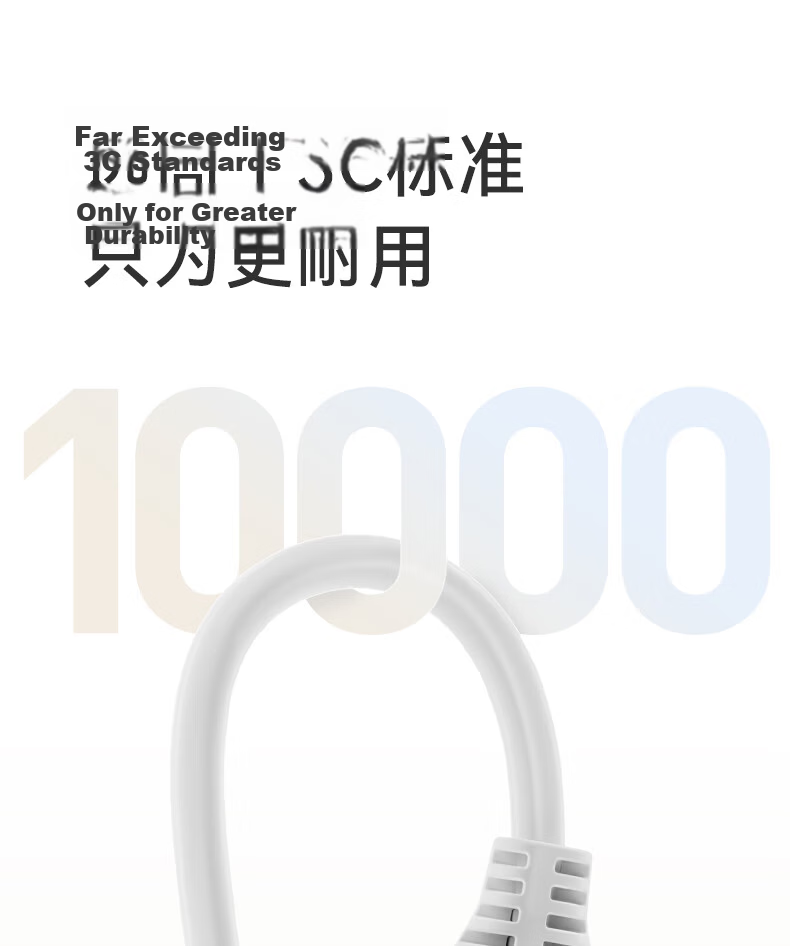 Intman New National Standard 0.8m Power Strip Extension Cord 10A Three-Hole Three-Core Plug Socket Household Soft Wire Extension Cord for Rice Cooker 10