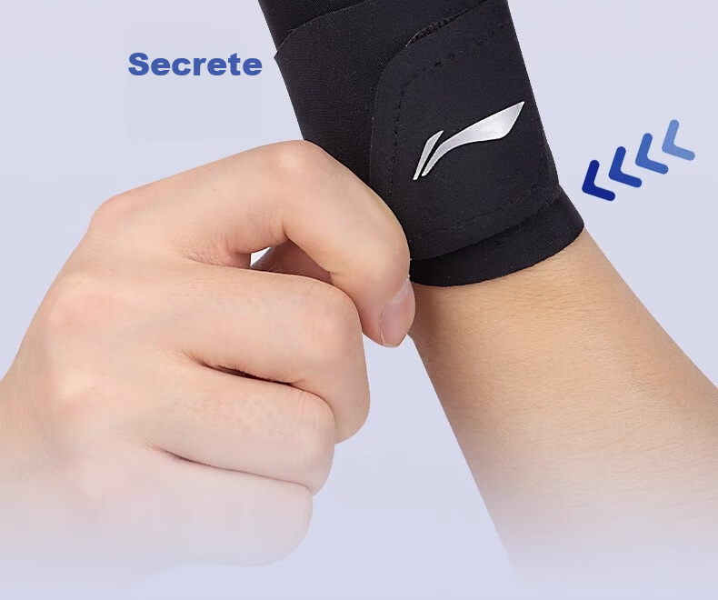 Li-Ning Wrist Guard, Fitness Strain Prevention, Thin Sports Wrist Support for Badminton And Volleyball, Tendonitis Protection, Bench Press Compression Brace 25