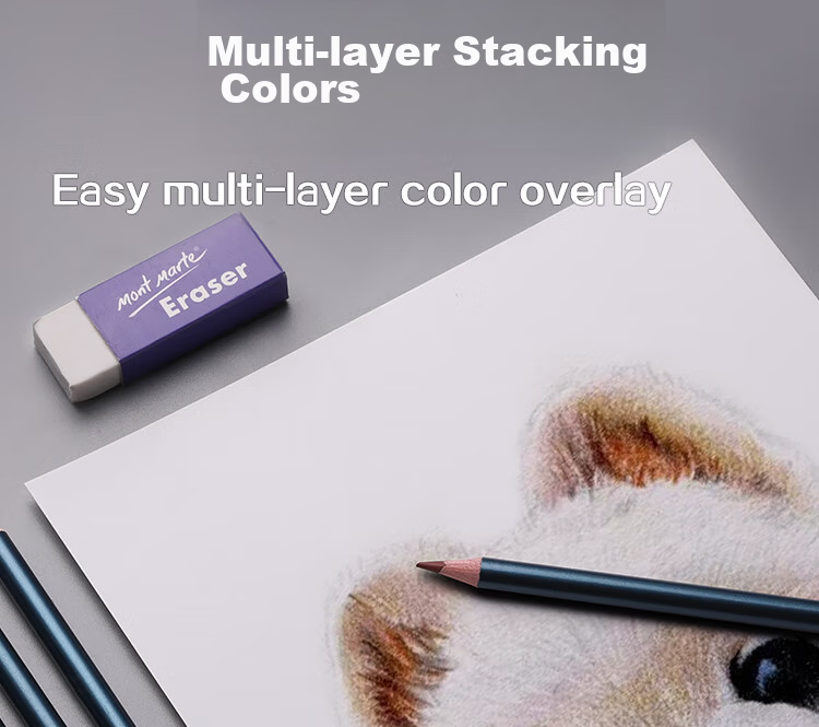 [Lowest Price Online] Mont Marte Colored Pencil Paper, Water-Soluble Colored Pencil Paper for Sketching And Drawing, Colored Pencil Book for Children And Adults, White Paper for Art Sketching MSB0153CN Art Supplies 11
