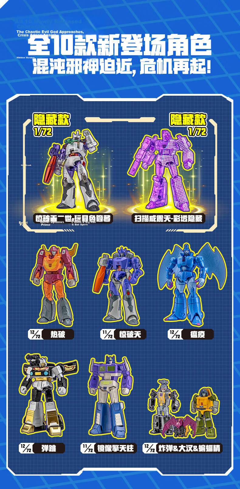 AULDEY Transformers AAE Series Blind Box Wave 3 Action Figure Optimus Prime Boys Toy Birthday Gift 11