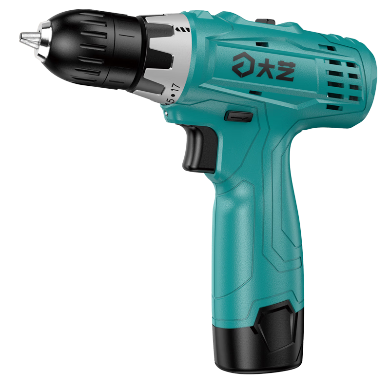 Dayi Cordless Electric Drill T22, Wireless Drill, Electric Screwdriver, Dual-Speed [12V Dual Battery Standard Configuration]