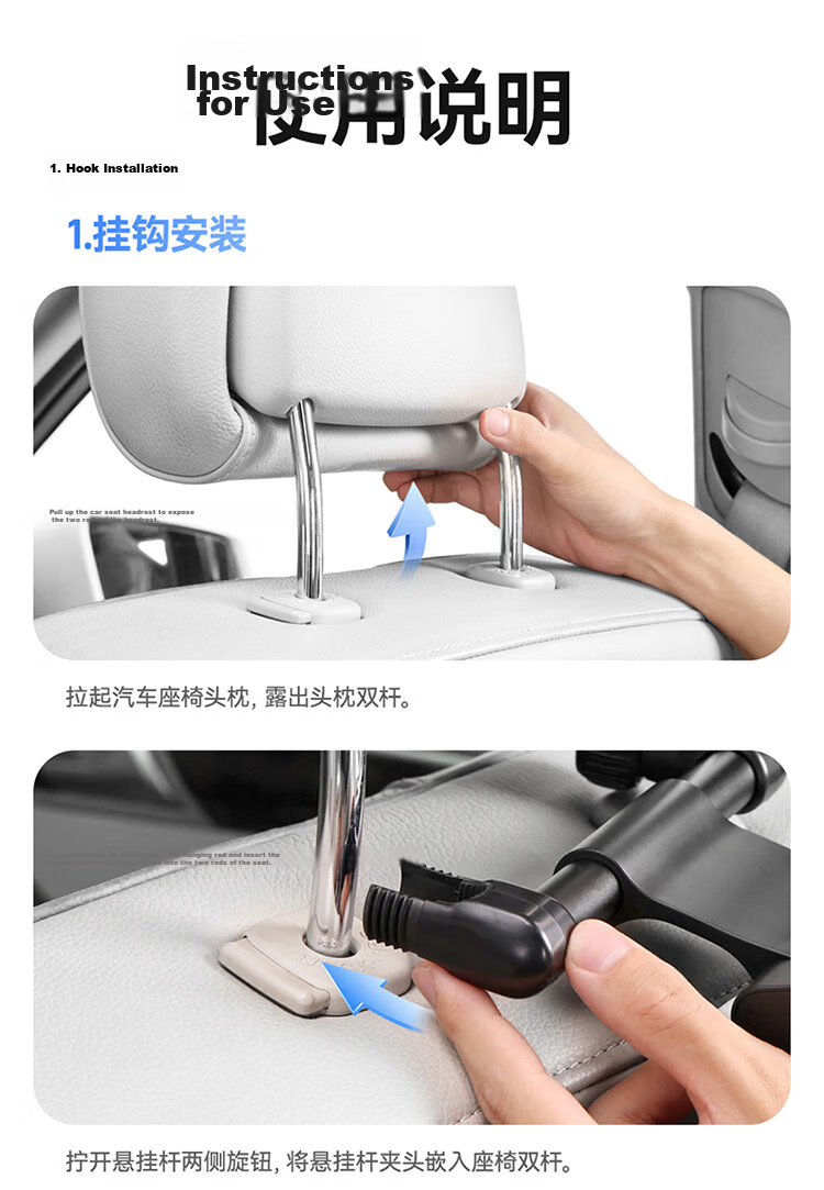 BASEUS Car Backseat Foldable Laptop Table Multifunctional Car Office Dining Tray with Phone Holder 25