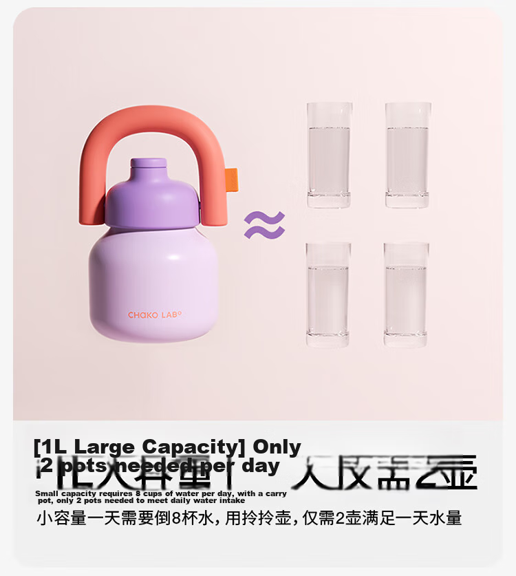 Chakolab New Year Festival Limited Edition Straw Insulated Cup Girlfriend Spring Festival Gift Dual-Drink King Cup Portable Kettle Gift Water Bottle 8