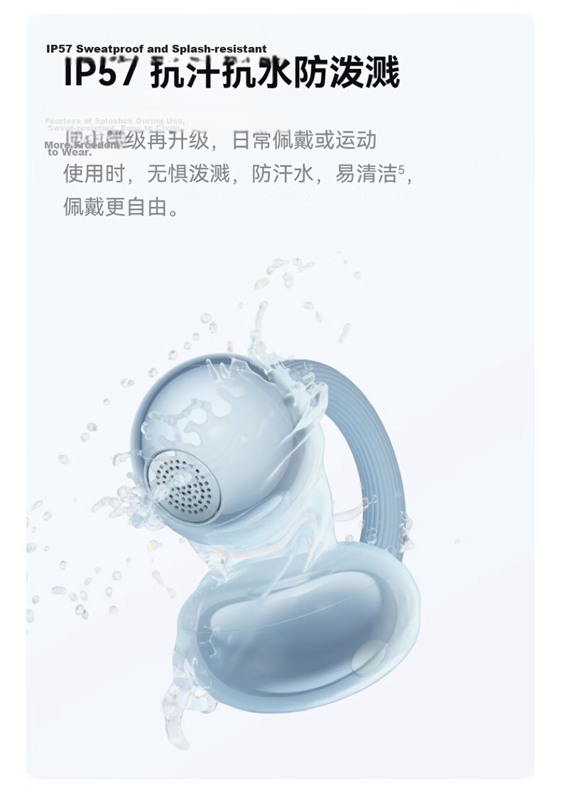 Huawei FreeClip 2 Ear Clip Earphones Rose Gold with Bowknot Accessory Gift Box 24