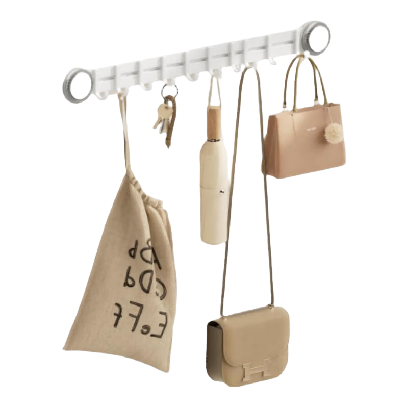 Ecoco Suction Cup Door Hook, No Drilling Required, Load-Bearing Storage Hanger, 25081 White