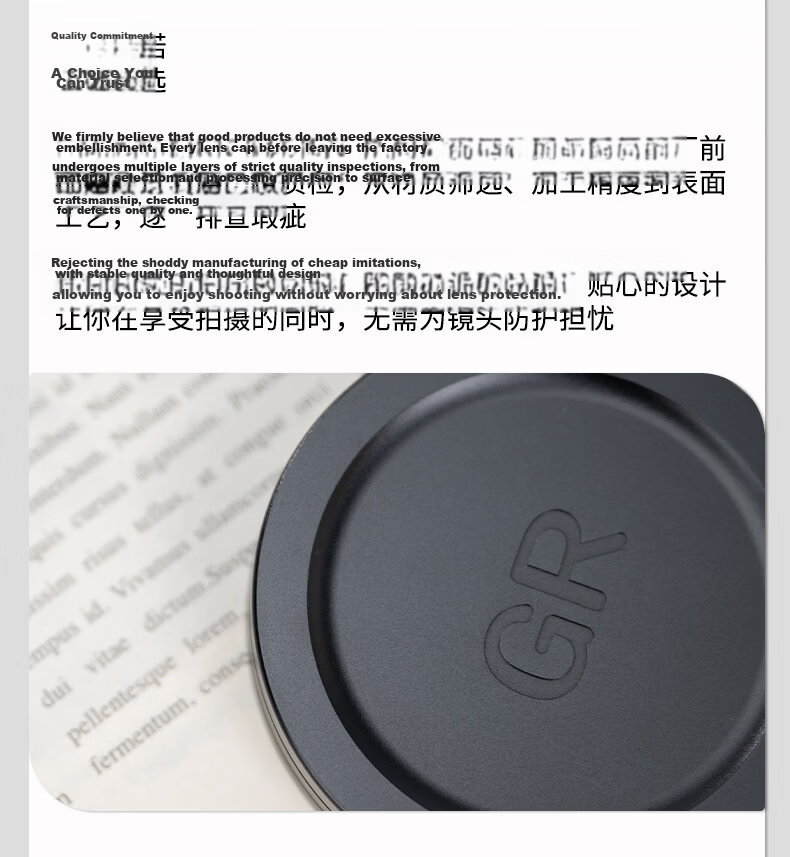 JJC Metal Lens Cap for Ricoh GR3X HDF GR3x GR3 GR2 GRIII GRII Camera Lens Protective Cover Accessory (Random New or Old Version) 13
