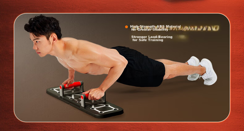 LI-NING Push-Up Training Board Portable Stand Auxiliary Equipment Fitness Plank Support Multifunctional Chest Muscle Trainer 14