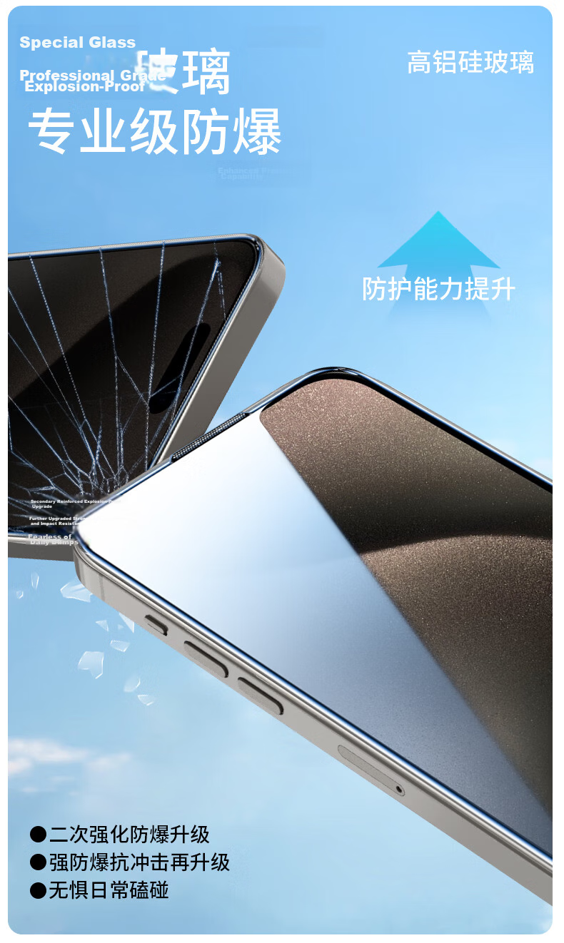 Langling [2-Pack] Tempered Glass Screen Protector for iPhone 17 Full Coverage HD Anti-Drop Dustproof Film 7
