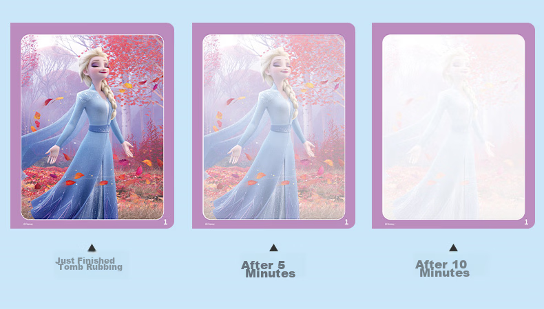Disney Children's Nail Art Stickers Toy, Cartoon Girl Princess Decoration Stickers Toy Gift, Ice And Snow, 5 Pieces 5