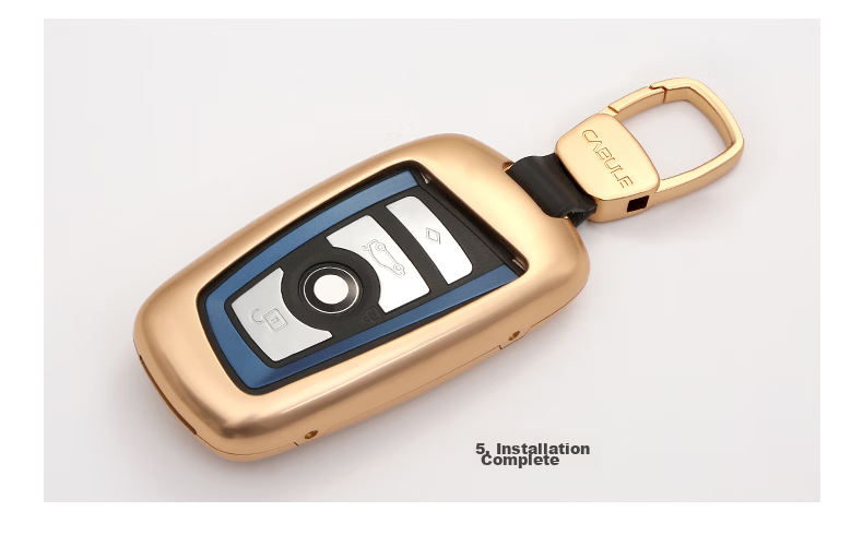 Dijialun Car Key Chain, Genuine Leather, Unisex, Creative And Simple Pendant, Key Ring, Waist Strap for Audi, Volkswagen, Nissan, Buick, Honda, Mercedes-Benz, Geely, BYD, Haval, Platinum Gray 12