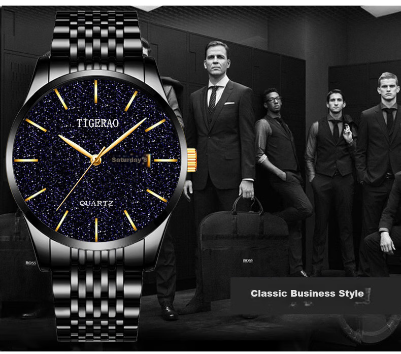Siwangongli Men's Watch, Fashionable Calendar Quartz Watch, Suitable for Middle School, High School Students And Teenagers, Men's Watch, Back-To Seaso 5