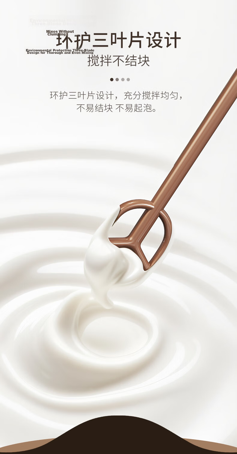 CLITON Electric Stirring Rod, Milk Powder Mixer, Baby Formula Shaker, Extended Handle Blender, Coffee Mixing Spoo 5