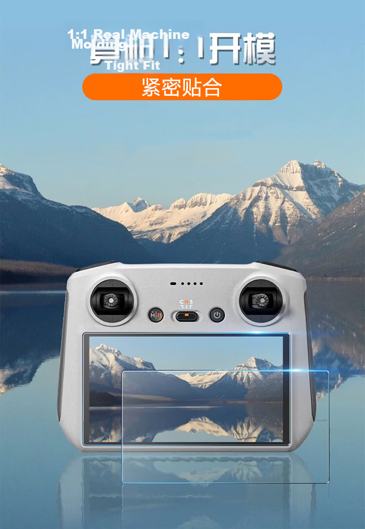 Earlymen Dual Set Tempered Glass Screen Protector for DJI OSMO Pocket 3/4, High-Definition Anti-Shatter Protective Film for Camera Lens And Screen, Accessory Kit (2+2) 3