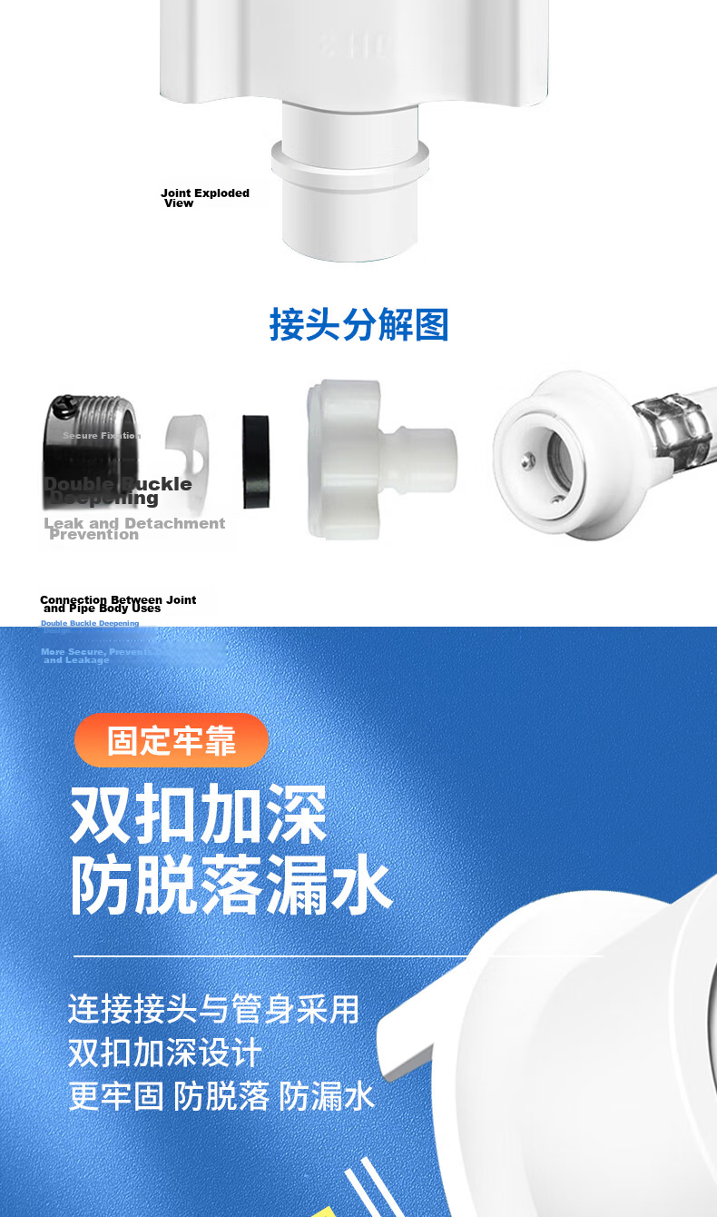 Lelandi Fully Automatic Washing Machine, 4-Meter Inlet Hose, 1/2 Inch Connector, Extended Hose, 4m, for Fully Automatic Drum And Impeller Washers, Water Inlet Extension Hose, Universal Interface with Steel Head, L8085 8