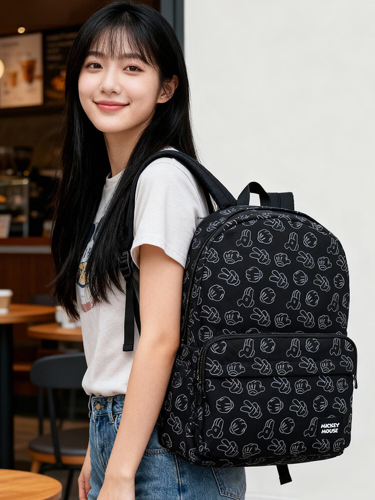 Disney Mickey Women's Backpack Large Capacity Ultra-Lightweight Sports Backpack Lightweight Travel Backpack for Women 14
