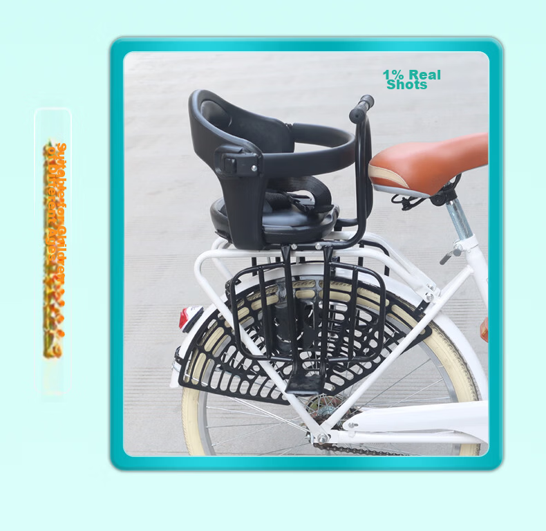 Osage E33 Off-White Mountain Bike Rear Child Safety Seat Road Bike Rear Baby Seat No Rider Needed 17