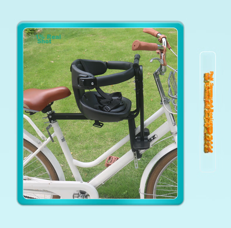 Osagie C11 Front-Mounted Child Safety Seat for Mountain Bikes, Folding Bicycles, And Pets 11