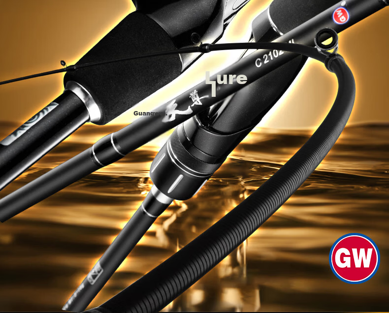 GW Fishing Rod, Versatile Lure Rod, 1.8 Meters, Tianzun Left-Handed Water Drop Reel, Lure Set, Gun Handle, Lure Rod, Fishing Pole, Fishing Tackle 2